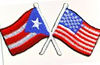Bandera de Puerto Rico y Estados Unidos, Bandera